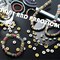 1080 Pcs 8mm Rhinestone Spacer Beads - Crystal Glass Beads for Jewelry Making, Available in 9 Colors, Ideal for Necklaces, Bracelets, and Pendants